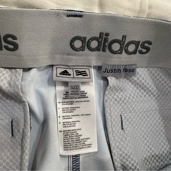 Adidas Blue golf Pants 34X32 - Picture 9 of 11